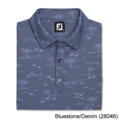 FootJoy Tropic Golf Print Lisle Self Collar