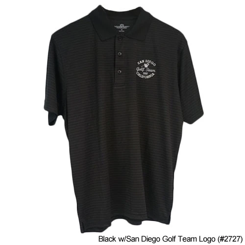 San Diego Gift Stripe Polo Shirts (#2727) - Image 3