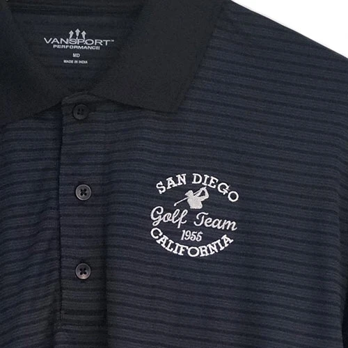 San Diego Gift Stripe Polo Shirts (#2727) - Image 6