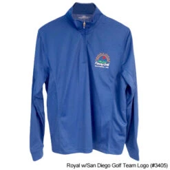 San Diego Gift Vansport Mesh 1/4 Zip Tech Pullovers (#3405)