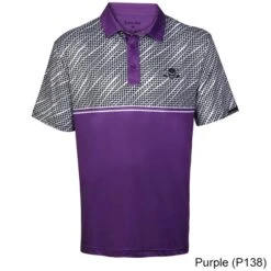 Tattoo Golf Houndstooth Cool-Stretch Golf Shirt