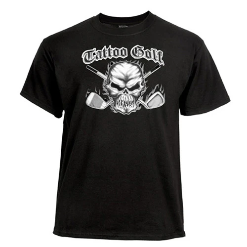 Tattoo Golf Skull Ll T Shirts (#T010) - Image 2