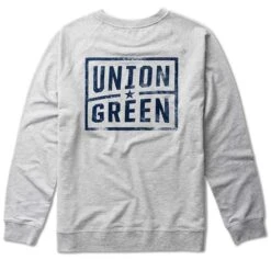 Union Green Double Hit Statement French Terry Sweatshirt